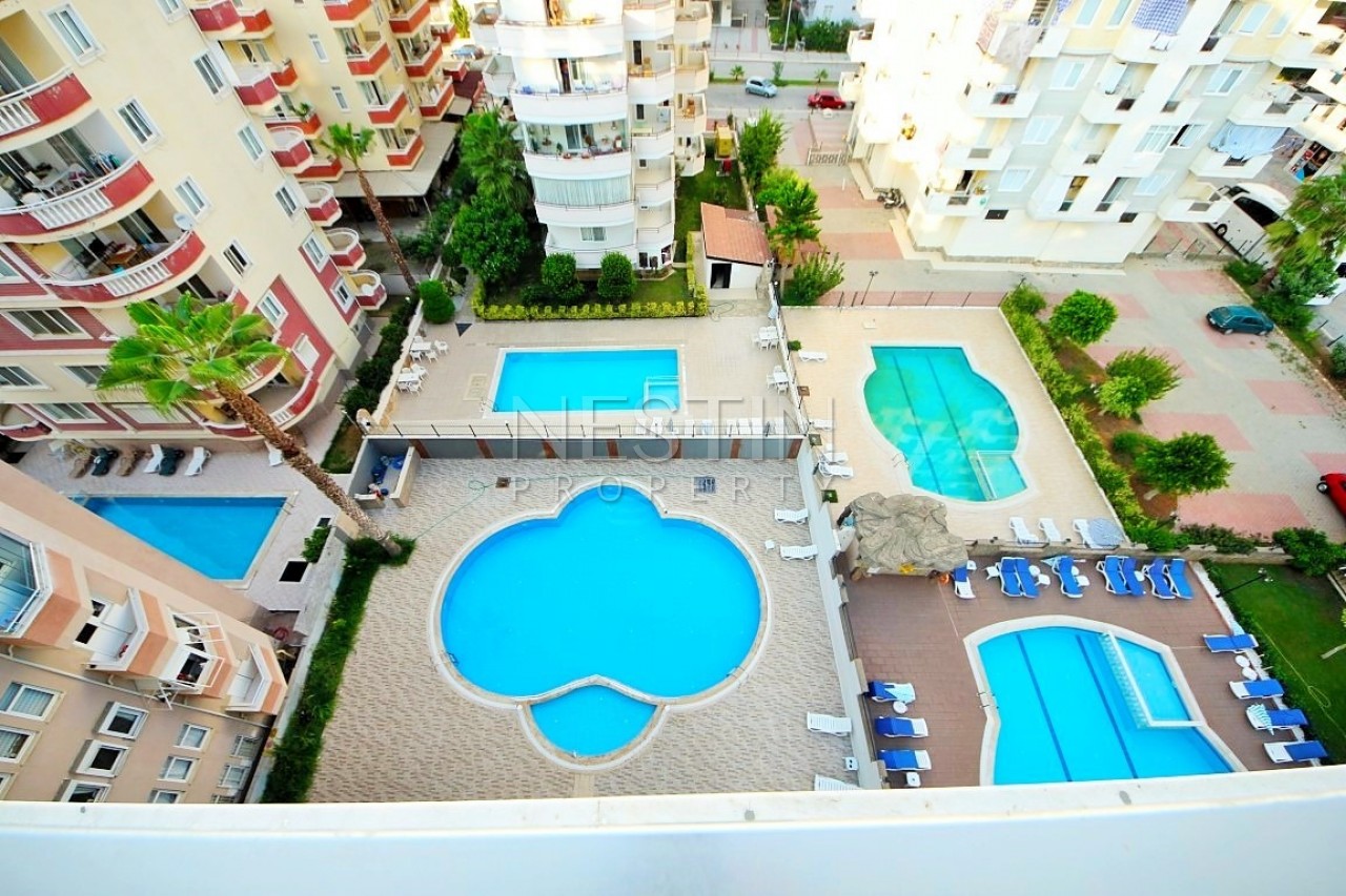 Большая квартира 1+1 в районе Махмутлар с видом на море фото 3